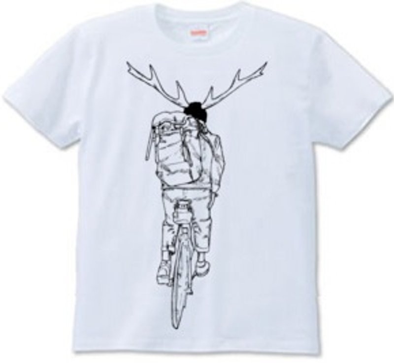 DEER RIDE（t-shirts 6.2oz） - 男装上衣/T 恤 - 其他材质 白色