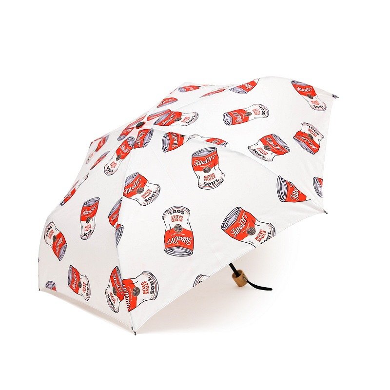 Filter017 Dazzle Shield Folding Umbrella 汤罐折叠晴雨伞 - 雨伞/雨衣 - 防水材质 多色
