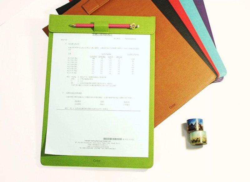 【Creer】A4/13K笔插磁性板夹 - 文件夹/资料夹 - 其他材质 多色