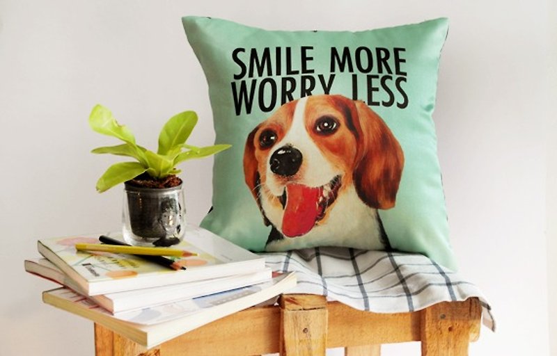 米格鲁枕头 Beagle dog - 枕头/抱枕 - 其他材质 多色
