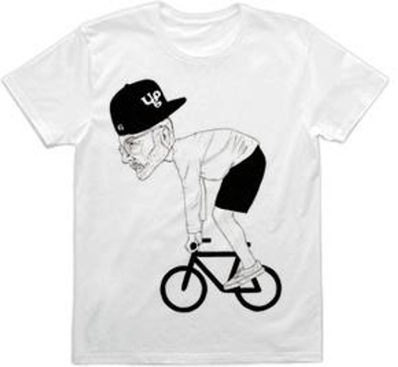 beard　bicycle（4.0oz） - 男装上衣/T 恤 - 其他材质 