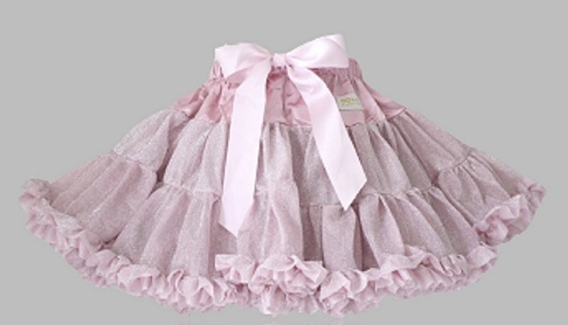 Dolly  GLITTER PETTISKIRT dusty pink 粉藕色澎裙 - 童装礼服/连衣裙 - 其他材质 粉红色