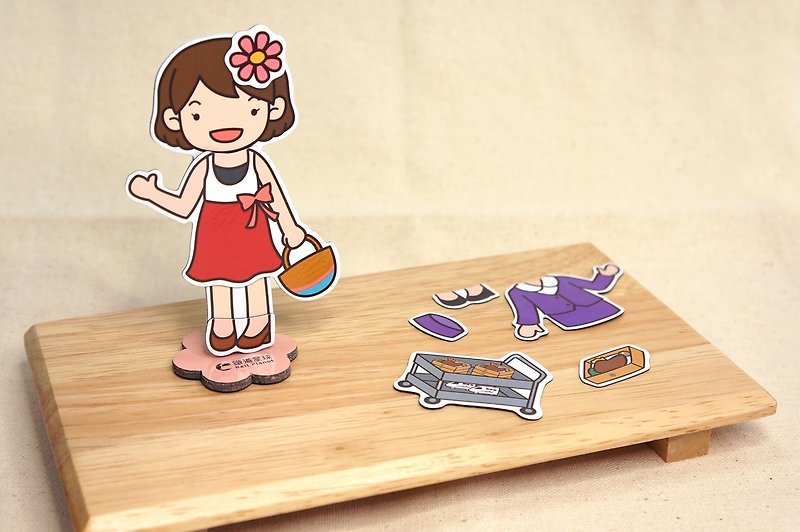 铁道娃娃换装游戏(磁贴)-车勤员茉莉 - 玩具/玩偶 - 其他材质 