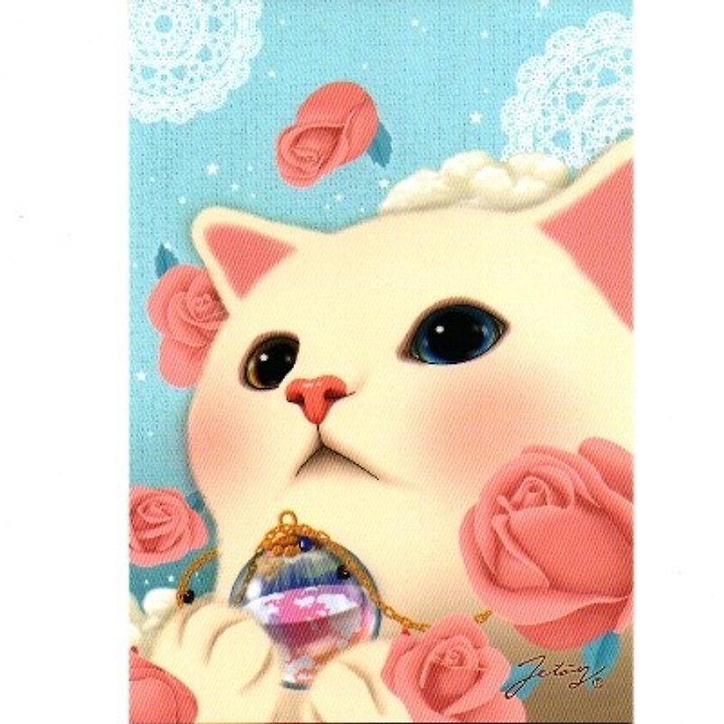 JETOY,甜蜜猫 明信片 _Heaven (J1407121) - 卡片/明信片 - 纸 多色