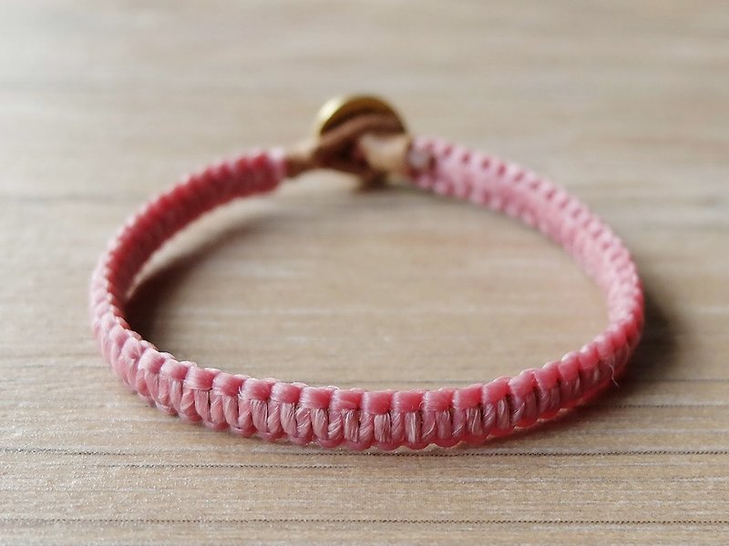 PURE 蜡线手链 - 手链/手环 - 其他材质 粉红色