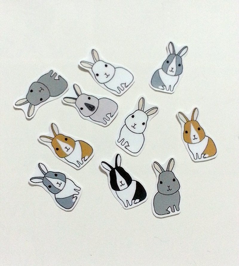 兔。贴纸(综合s) - 贴纸 - 纸 