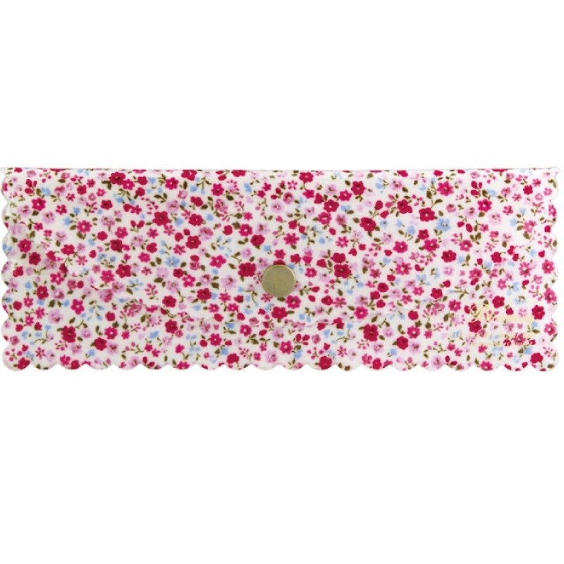 日本【LABCLIP】Frill 系列 Pen case 笔袋 (扣式) 粉红色 - 铅笔盒/笔袋 - 塑料 粉红色