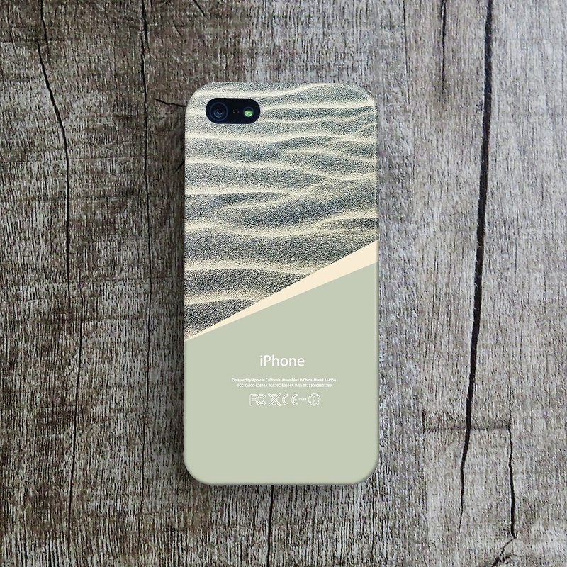 OneLittleForest - 原创手机保护套- iPhone 4, iPhone 5, iPhone 5c- 沙海 - 手机壳/手机套 - 塑料 绿色