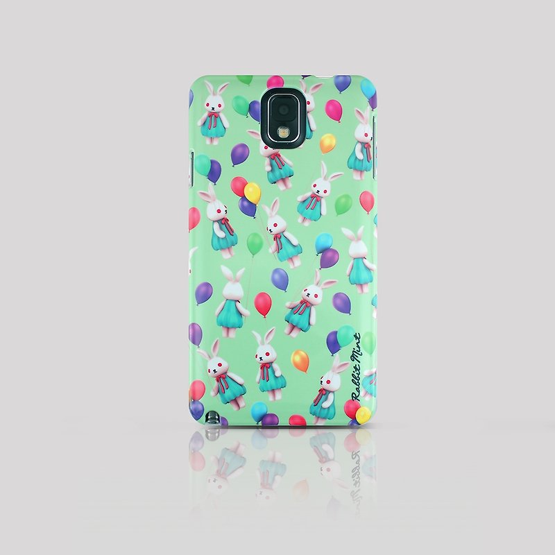 (Rabbit Mint) 薄荷兔手机壳 - 布玛莉汽球系列 Merry Boo - Samsung Note 3 (M0010) - 手机壳/手机套 - 塑料 绿色