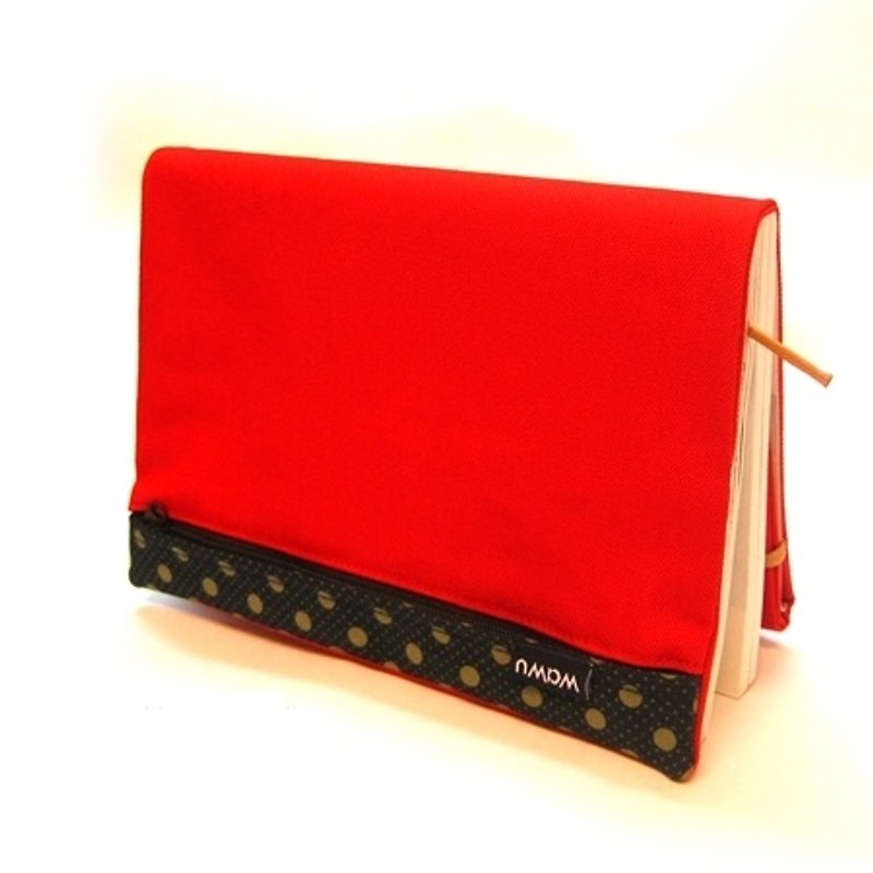 25K布书套 (鼓红) - 笔记本/手帐 - 棉．麻 红色