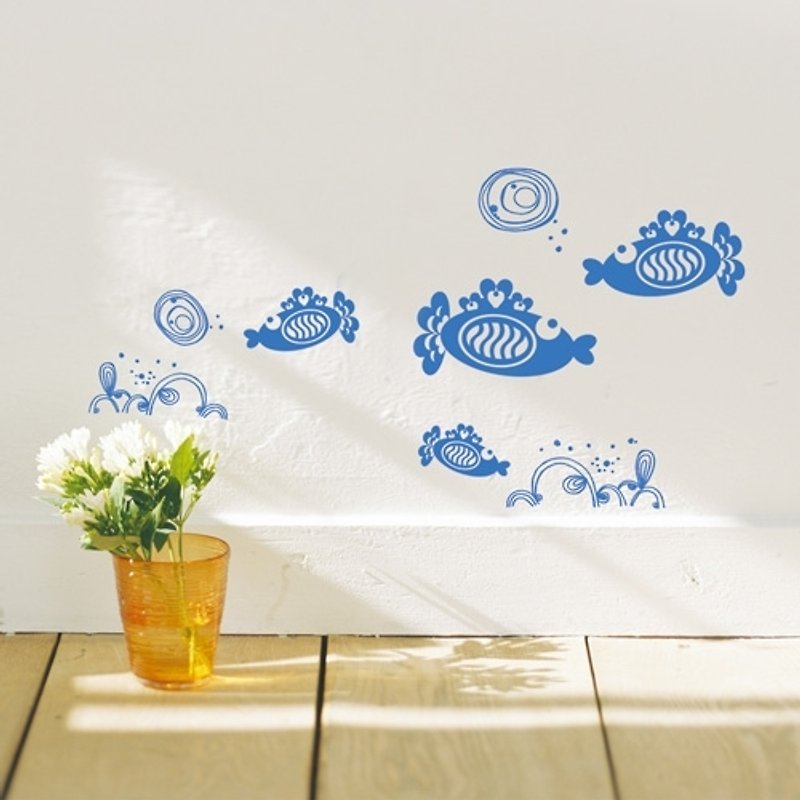 《Smart Design》创意无痕壁贴◆海底世界 - 墙贴/壁贴 - 塑料 蓝色