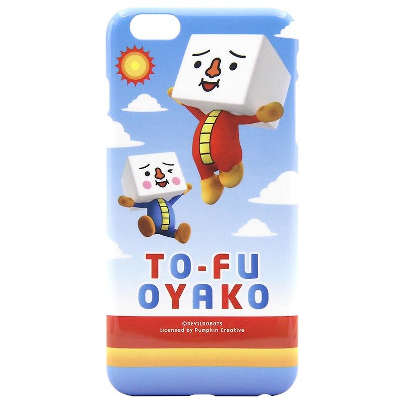 iPhone 6p 豆腐人TO-FU OYAKO 超薄贴身,双面印制,手机壳,手机套 - 手机壳/手机套 - 塑料 蓝色