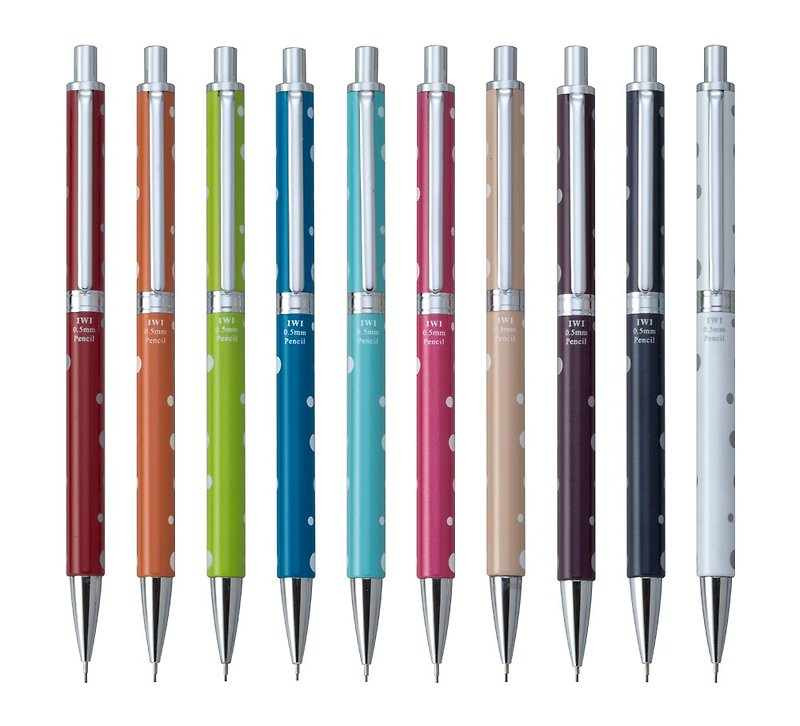 【过季品出清】IWI Candy Bar圆点自动铅笔 #10色可选 - 铅笔/自动铅笔 - 其他金属 多色