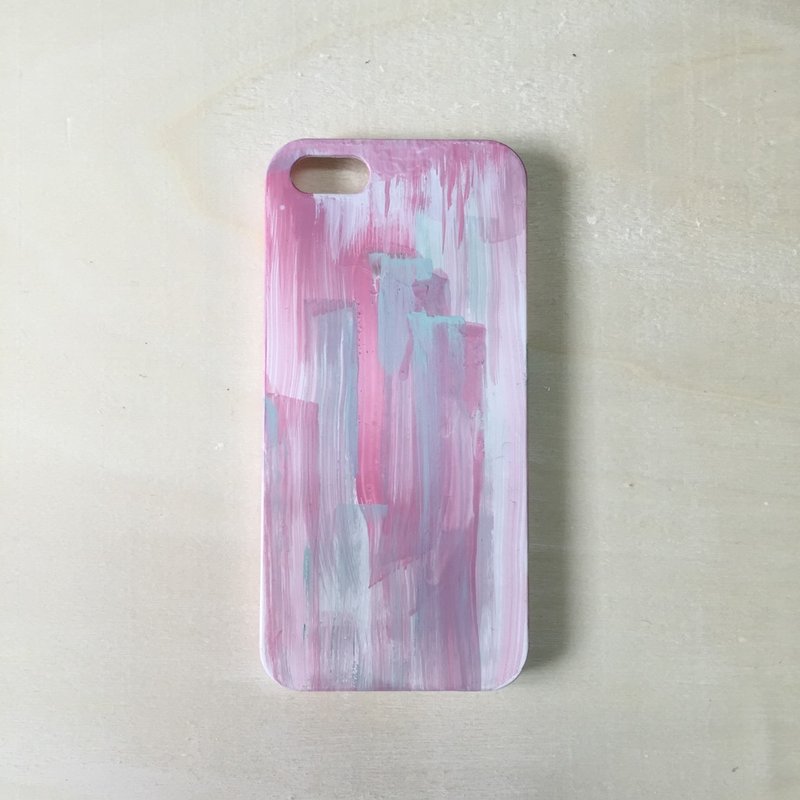〔手绘手机壳smartphone case：我的梦My Dream：手绘Hand-painted〕 - 手机壳/手机套 - 塑料 粉红色