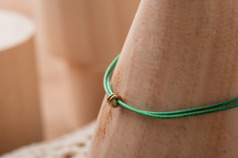 Charlene牵引 莹丝手绳-A款03S-手作 手环 手链 对链 脚链 项链 - 手链/手环 - 其他材质 绿色