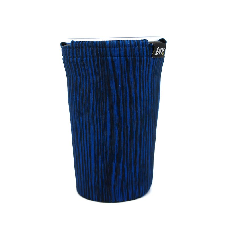 BLR 万用 杯架 可拆式 多用途 饮料杯套 蓝木纹 WD41 - 随行杯提袋/水壶袋 - 其他材质 蓝色