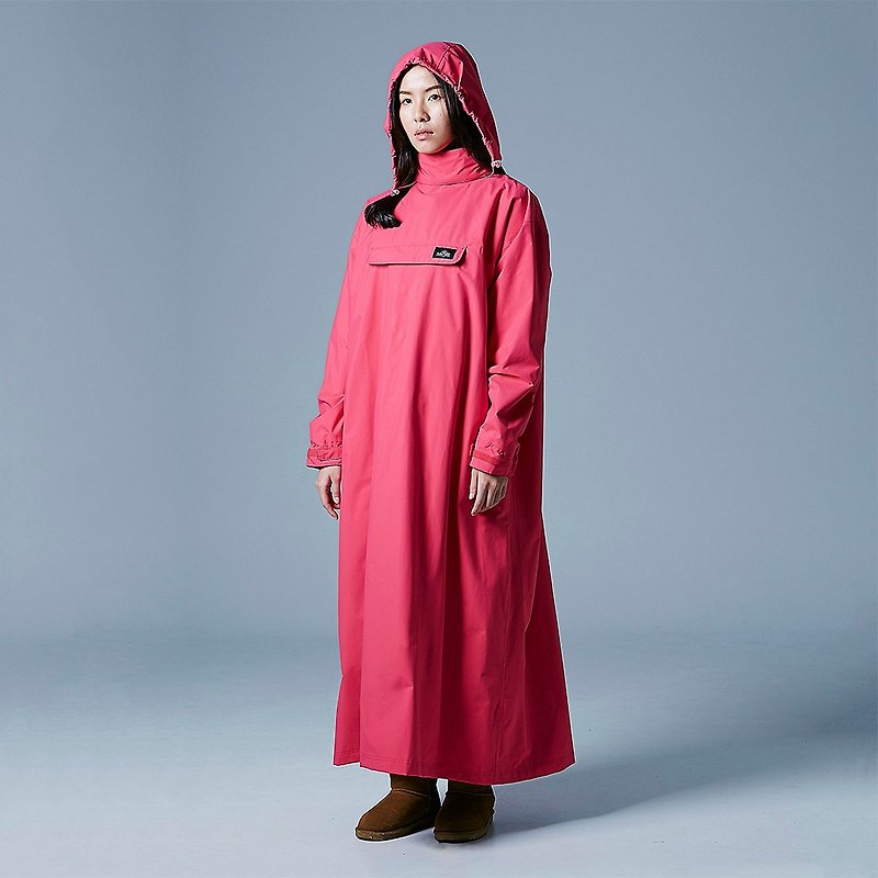 (完售)【MORR】PostPosi 反穿雨衣【经典桃红】 - 雨伞/雨衣 - 防水材质 红色