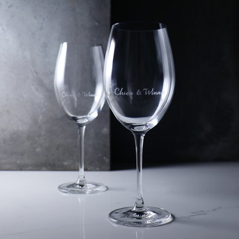 (一对价)470cc【Lucaris水晶曼谷系列】爱情见证结婚红酒对杯 - 酒杯/酒器 - 玻璃 