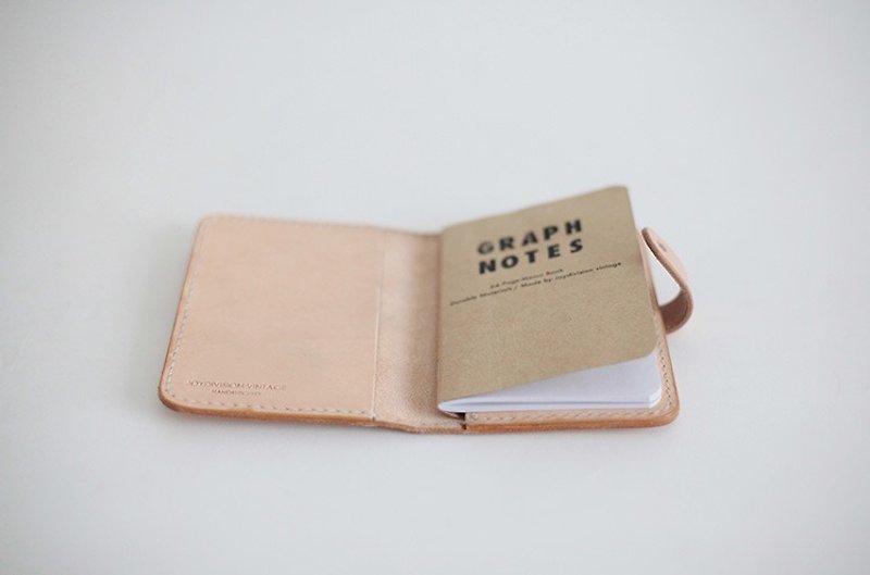 joydivision vintage 全手缝线 手工 护照本 笔记本 记事本 皮套 原色 - 其他 - 其他材质 卡其色