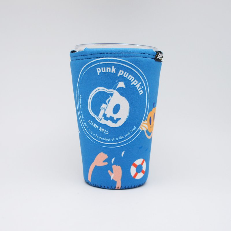 BLR 万用杯架 可拆式 多用途 饮料杯套 PunkPumpkin 联名款 WD14S - 随行杯提袋/水壶袋 - 其他材质 蓝色