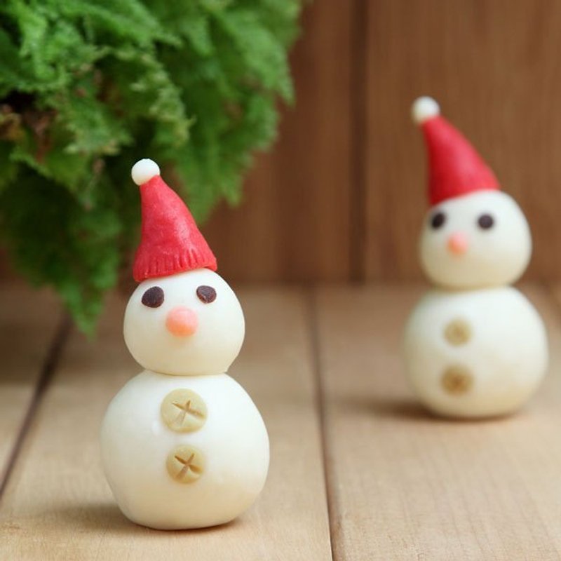 [圣诞节限定]小雪人 手工皂 - 香薰/精油/线香 - 其他材质 白色