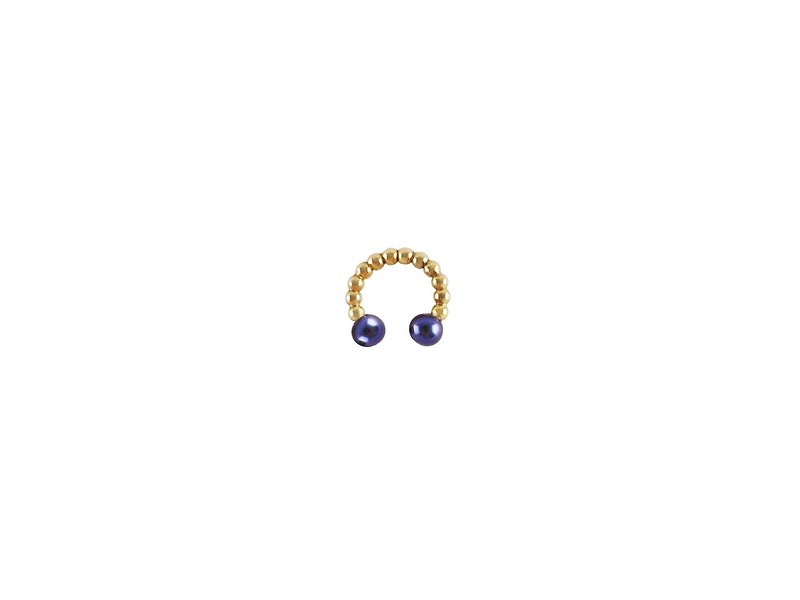 POLORIS耳环＿金色 - 耳环/耳夹 - 宝石 