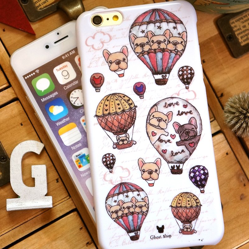 (售完)i6 plus / i6s plus手机壳-热气球法斗(白) - 手机壳/手机套 - 塑料 白色