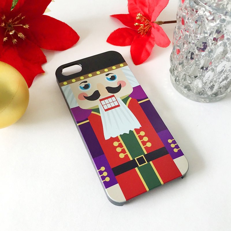 香港原创设计圣诞系列胡桃夹子图案 iPhone / Samsung - 其他 - 塑料 黑色
