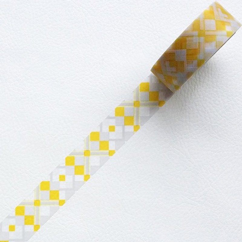 NICHIBAN Petit Joie Mending Tape 花漾胶带 (PJMD-15S017) - 纸胶带 - 其他材质 黄色