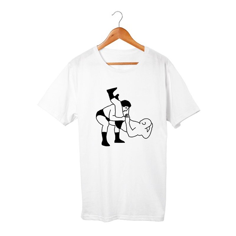パワーボム T-shirt - 男装上衣/T 恤 - 棉．麻 白色