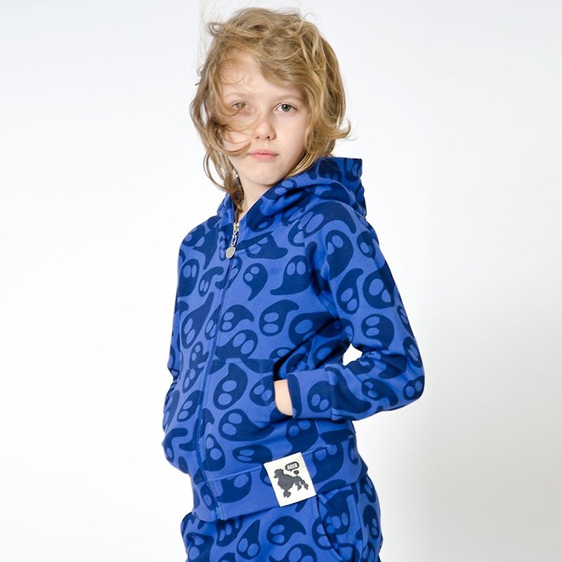 【瑞典童装】有机棉小精灵外套3岁至14岁 蓝 - 童装外套 - 棉．麻 蓝色
