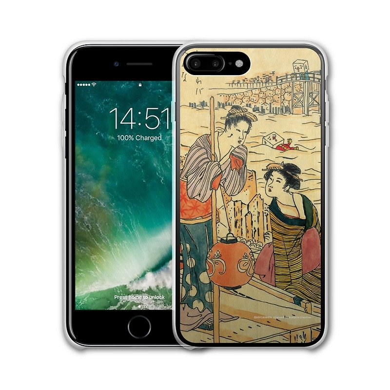 AppleWork iPhone 6/7/8 Plus 原创保护壳 - 豆腐浮世绘 PSIP-293 - 手机壳/手机套 - 塑料 卡其色
