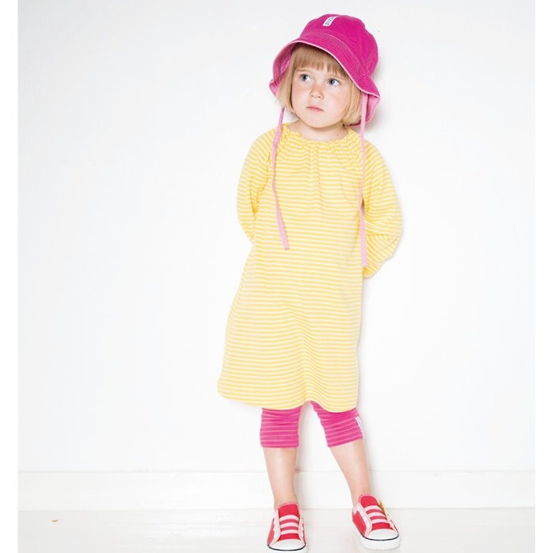 【瑞典童装】有机棉贴腿裤1岁至8岁 樱桃色/桃红色 - 童装裤 - 棉．麻 红色