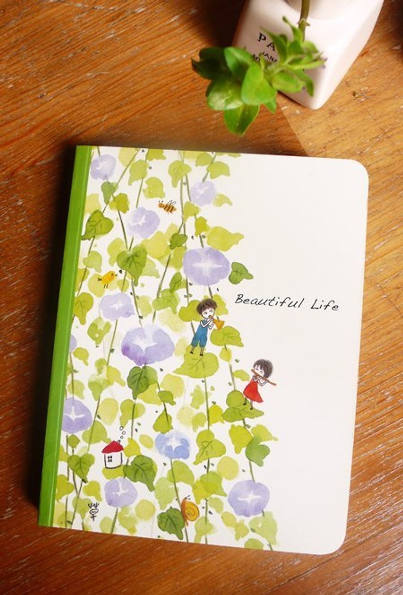 美好生活 空白笔记本 - 笔记本/手帐 - 纸 绿色
