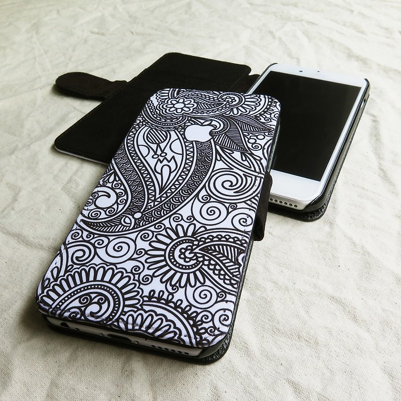 OneLittleForest - 原创手机保护套- iPhone 6 -  腰果花 - 手机壳/手机套 - 其他材质 黑色