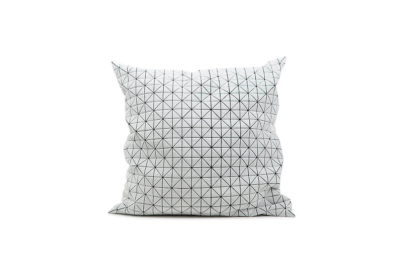 Geo Origami 抱枕 黑白 M - 枕头/抱枕 - 其他材质 白色
