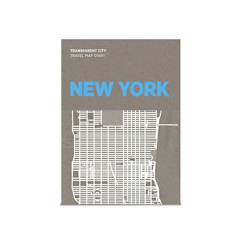 Palomar│描一描城市透明地图 (纽约) - 地图 - 纸 灰色