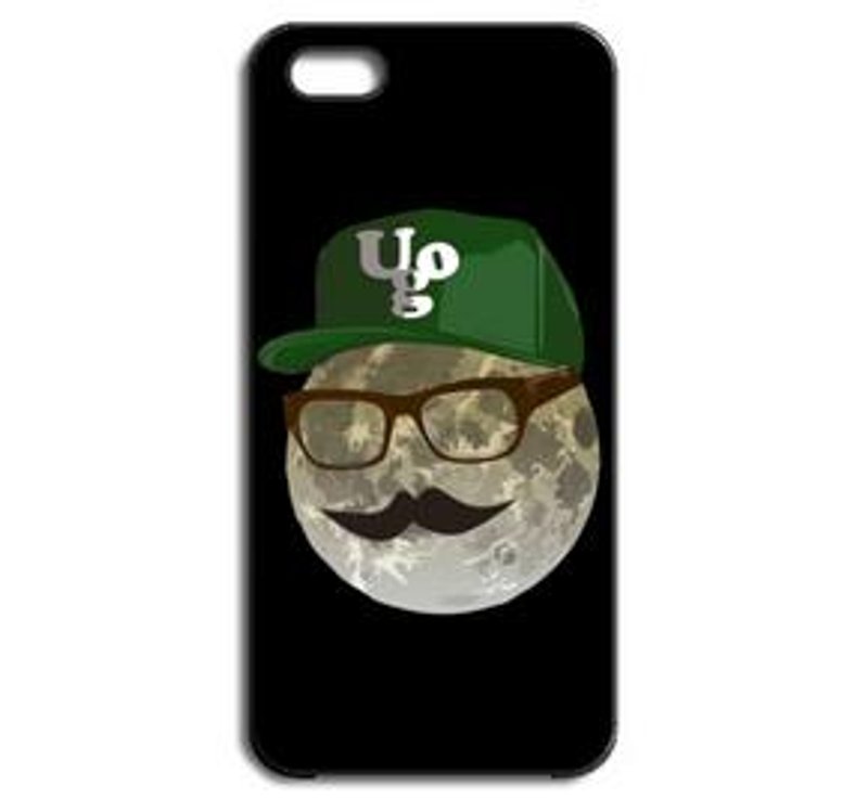 Moon cap（iPhone5/5s black） - 男装上衣/T 恤 - 其他材质 