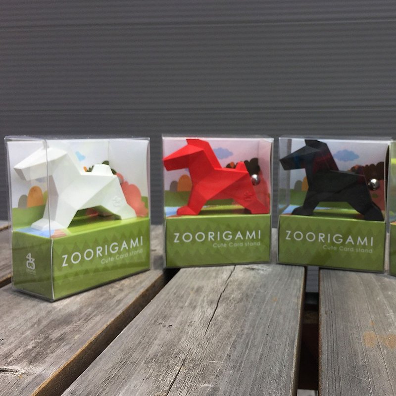 折纸动物园ZOORIGAMI  马 交换礼物 - 文件夹/资料夹 - 其他材质 多色