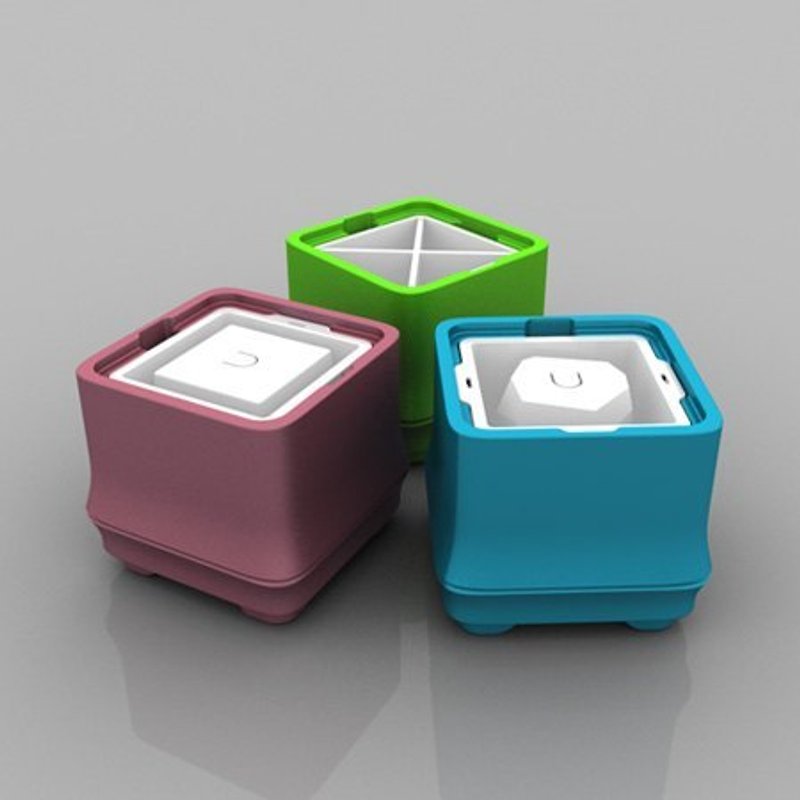 POLAR ICE 极地冰盒方竹系列新色-三个超值组(正方+角冰+三角) - 厨房用具 - 塑料 