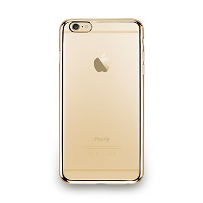 iPhone 6s Plus -金属光透感保护软盖- 闪耀金 - 手机壳/手机套 - 塑料 金色