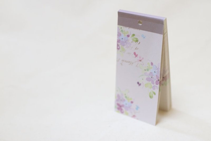 便条纸/ 紫花 - 便条纸/标签贴 - 纸 紫色