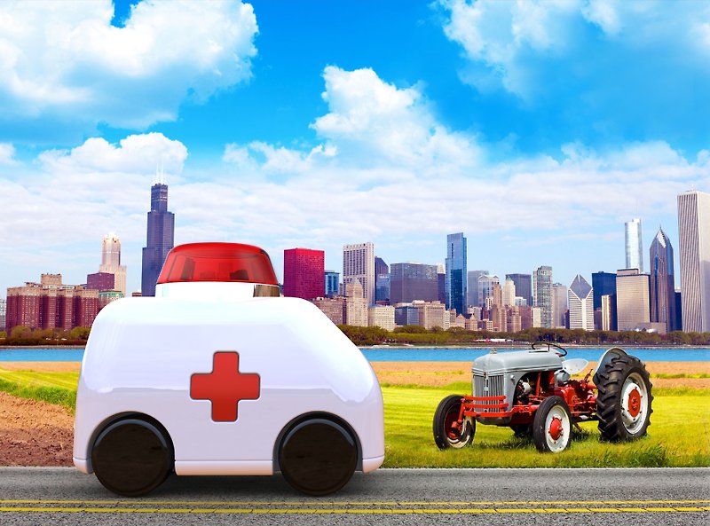 Ambulance创意随身碟 8GB - 其他 - 塑料 红色