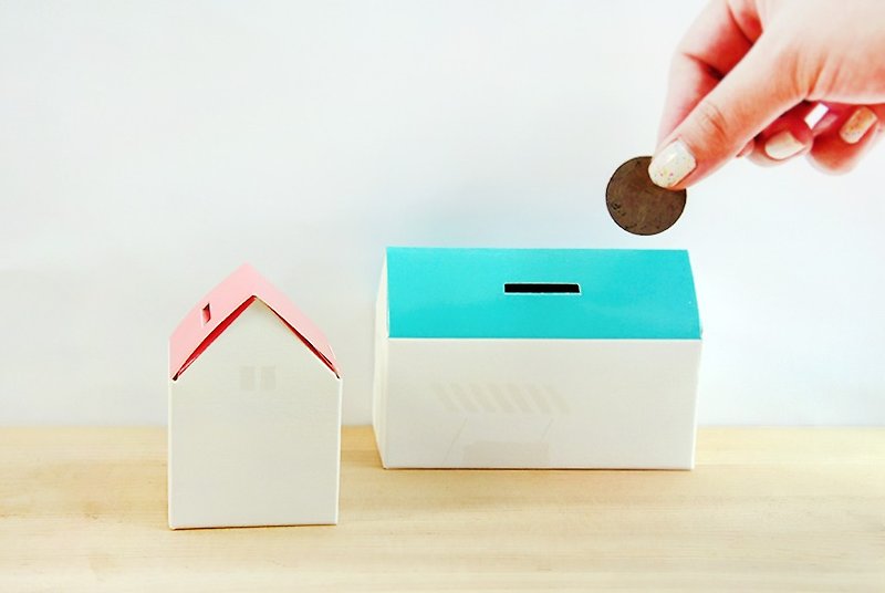 小房子包装盒（1大1小两入装） - 包装材料 - 纸 多色