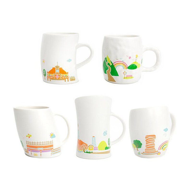 【迷你限定】莺式旅行迷你杯5入组 - 咖啡杯/马克杯 - 其他材质 多色