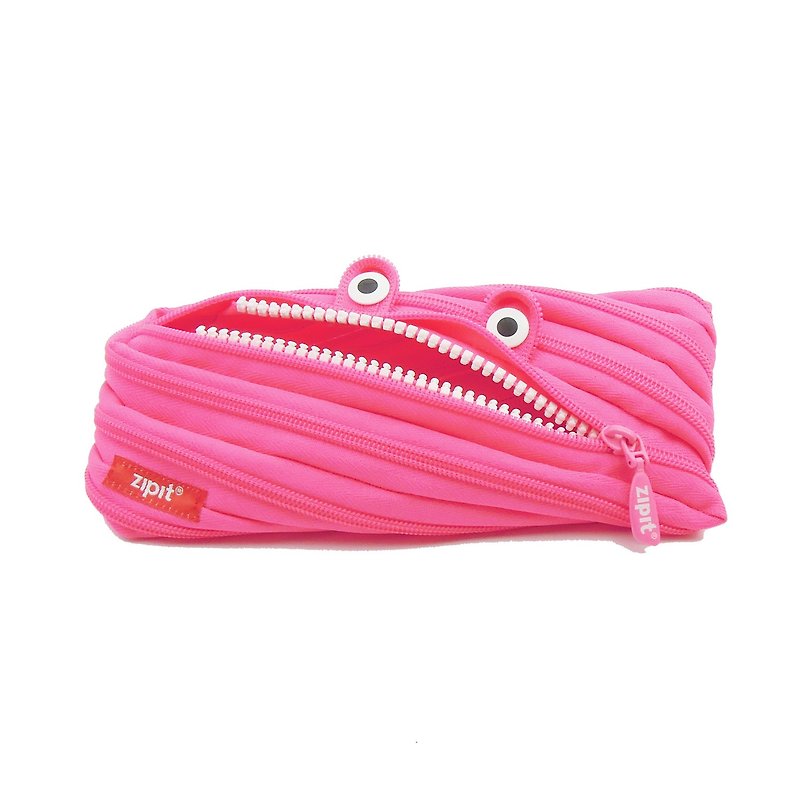 Zipit 怪兽拉链包(中)-桃粉 - 化妆包/杂物包 - 其他材质 粉红色
