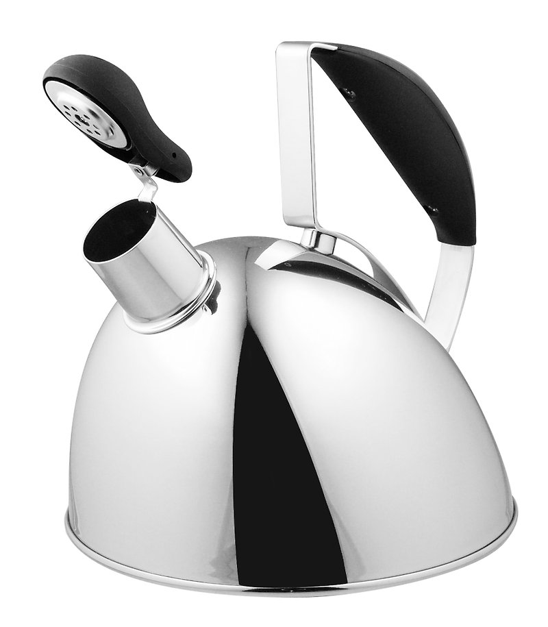 OSICHEF美人鱼不锈钢笛音茶壶-黑色 /2.3L - 厨房用具 - 其他金属 黑色