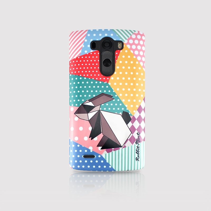 (Rabbit Mint) 薄荷兔手机壳 - 摺纸兔系列 - LG G3 (P00057) - 手机壳/手机套 - 塑料 绿色