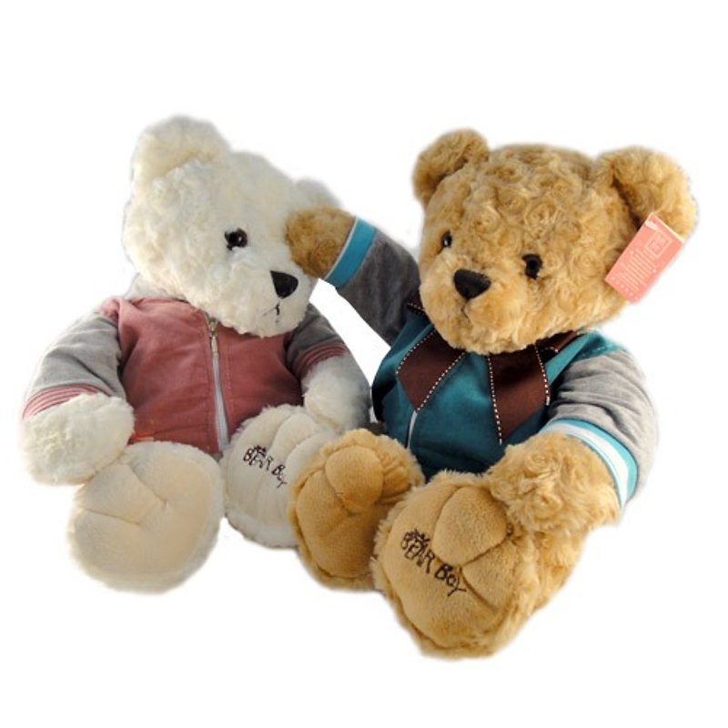 【BEAR BOY】害羞的爱恋物语-45cm运动风害羞熊情侣 - 玩偶/公仔 - 其他材质 多色