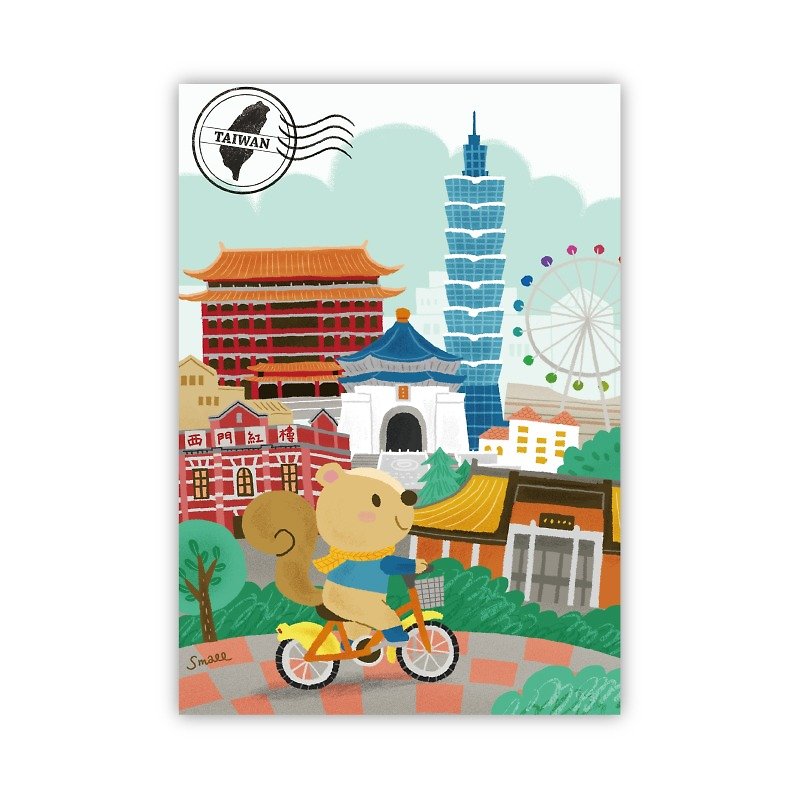 [PoCa] 台湾就酱玩明信片：台北城事（编号07） - 卡片/明信片 - 纸 